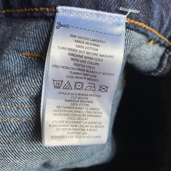 CURRENT ELLIOT DENIM CARPENTER style MIDI DENIM SKIRT SIZE 30==8/10 US - Picture 8 of 8